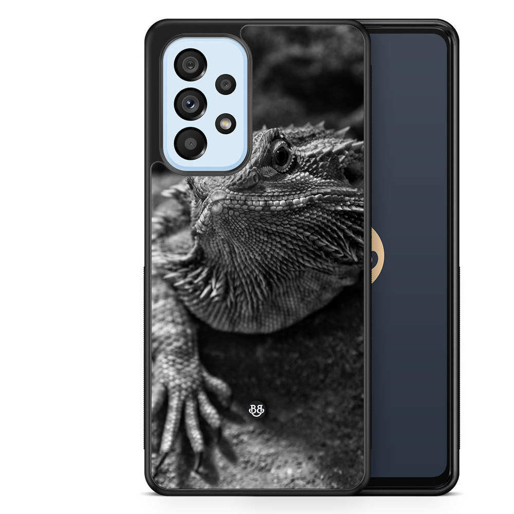 Samsung Galaxy A53 5G Case - Black/White Lizard