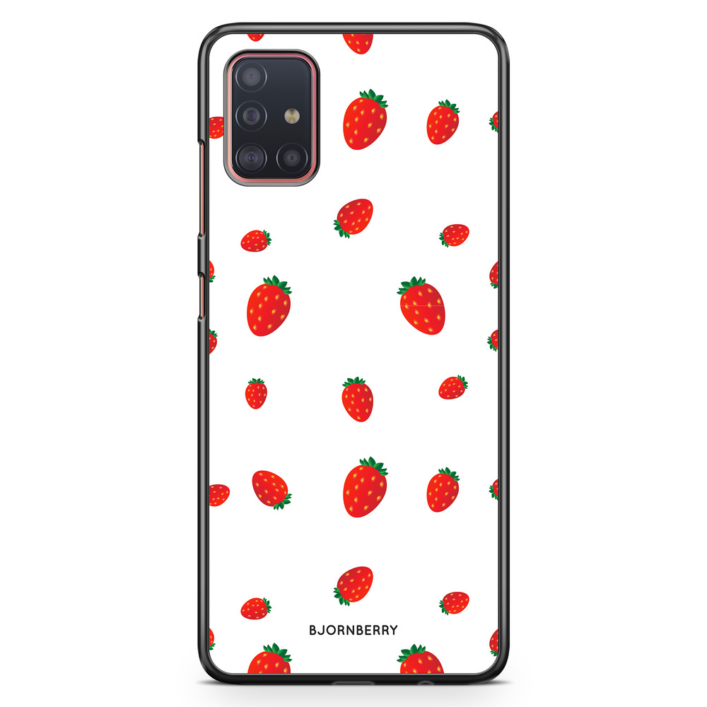 Samsung Galaxy A51 Case - Strawberry Pattern