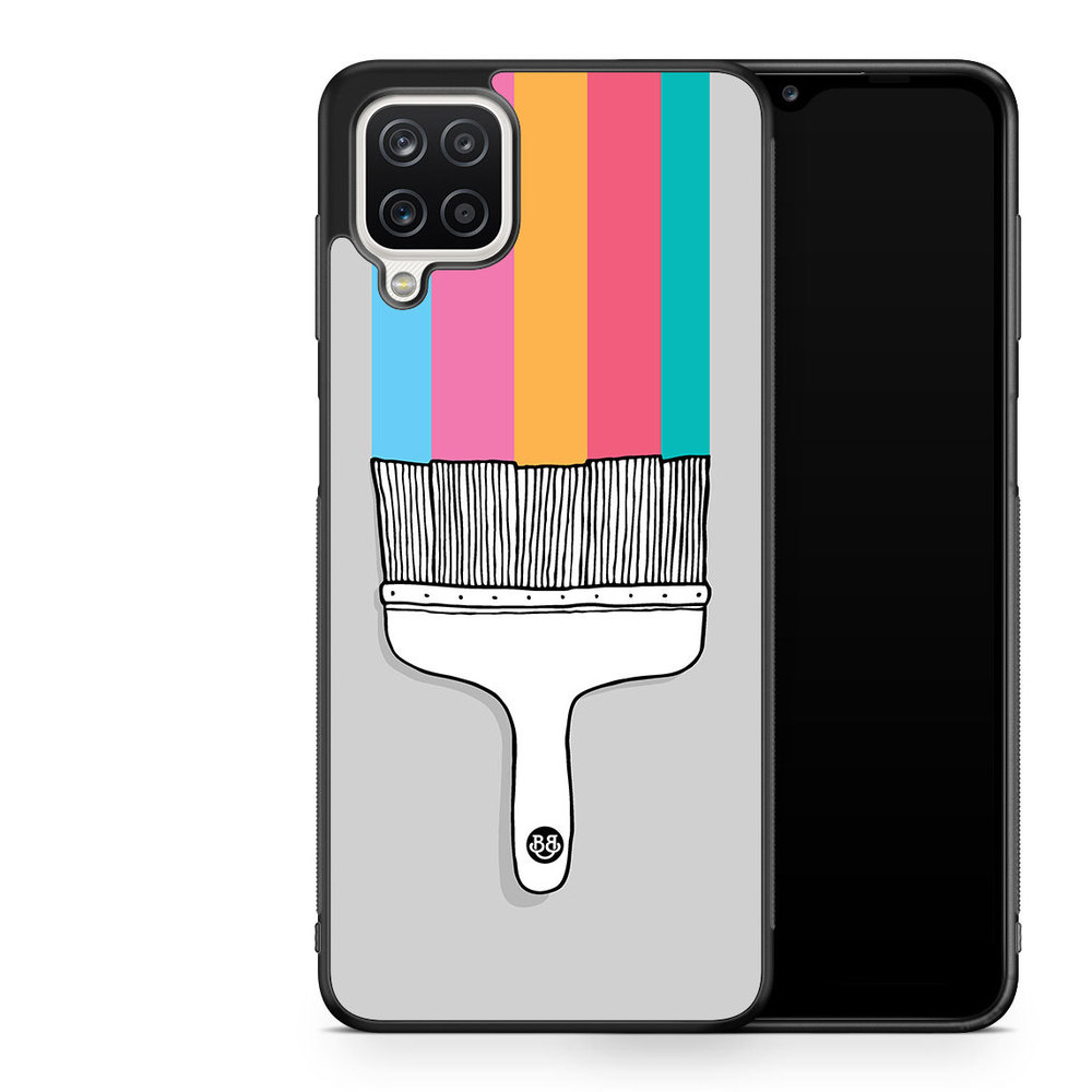 Samsung Galaxy A12 Case - Paint brush