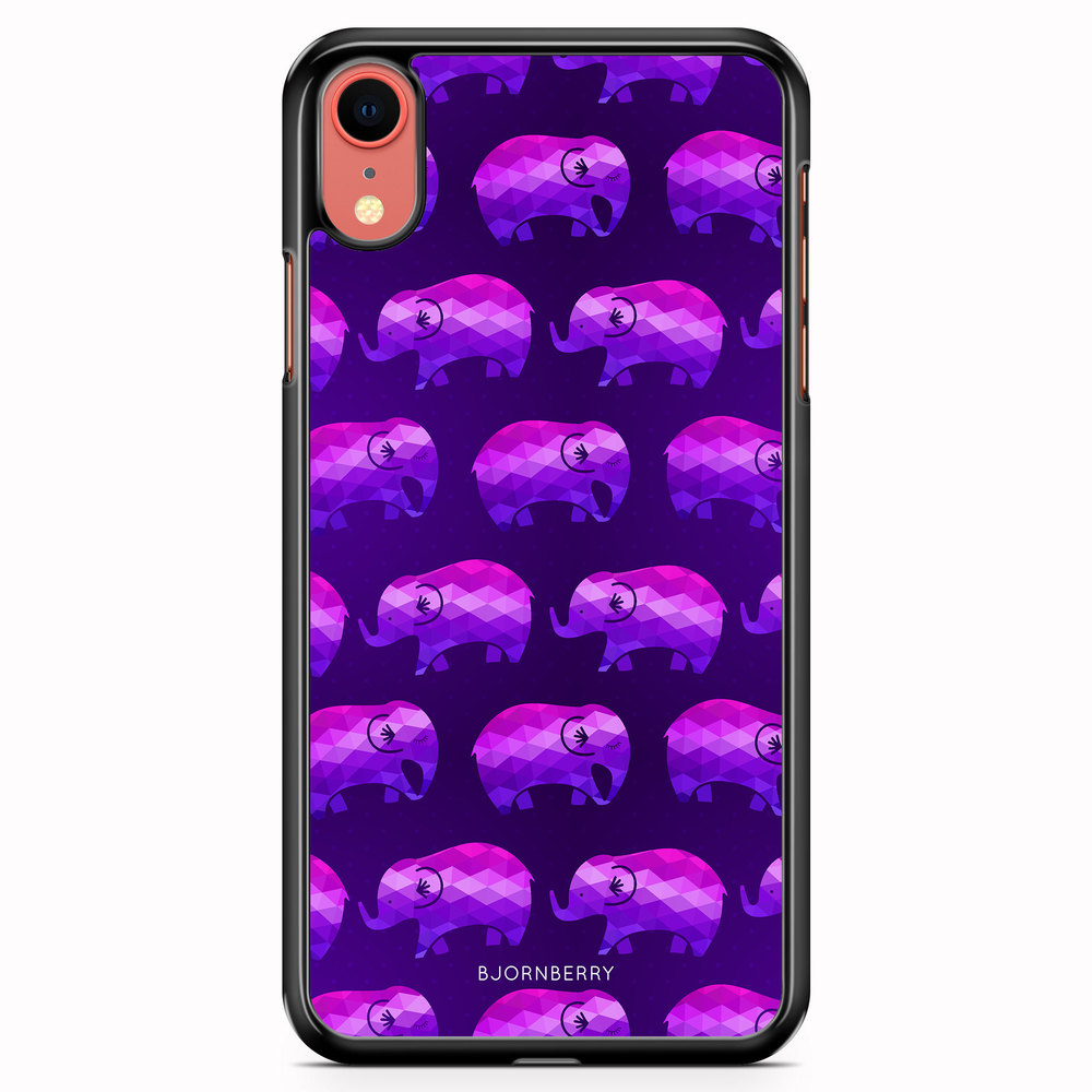 iPhone XR Case - Purple Elephant