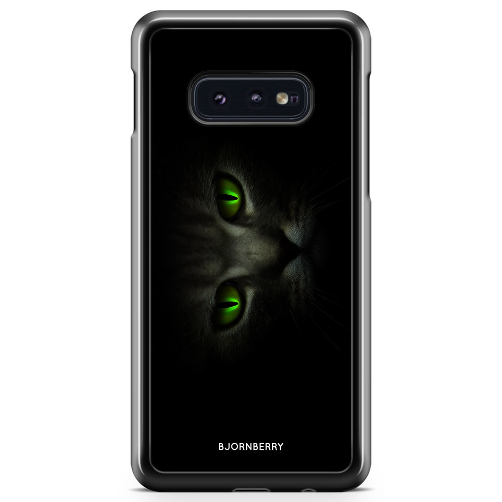 Samsung Galaxy S10e Case - Green Cat Eyes