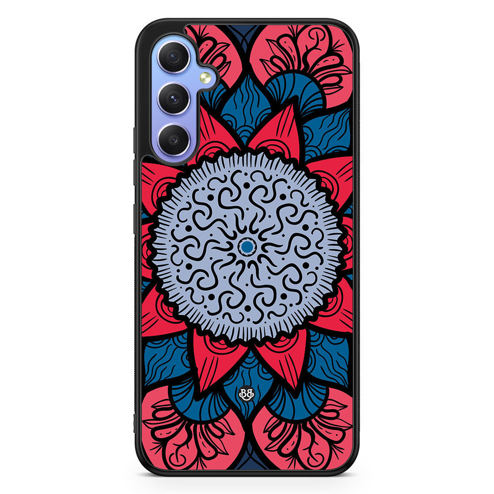 Samsung Galaxy A34 5G Case - Blue Mandala