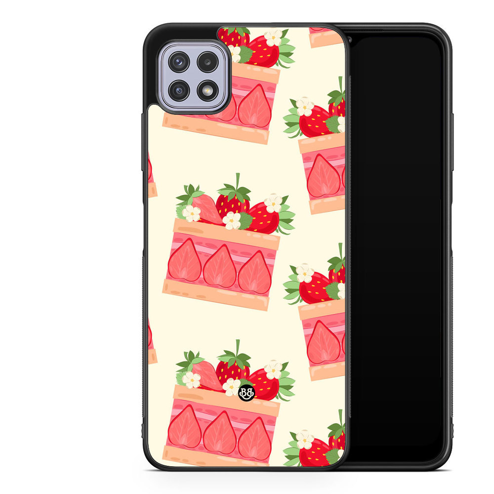Samsung Galaxy A22 4G Skal - SUMMER GARDEN - Cake Delight