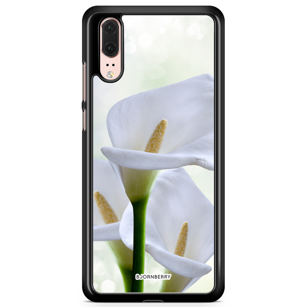 Huawei P20 Case - White flower