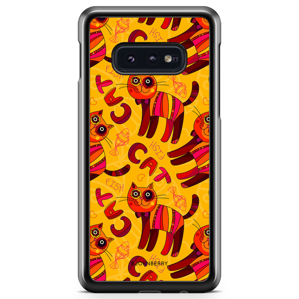 Samsung Galaxy S10e Case - Cat & Fish