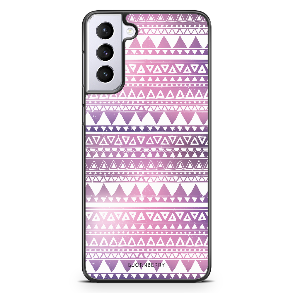 Samsung Galaxy S21 Plus Case - Purple Aztec