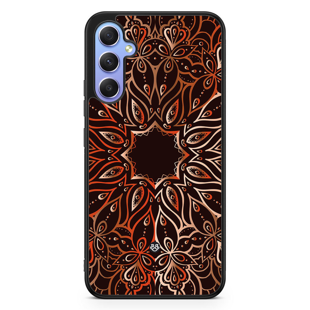 Samsung Galaxy A34 5G Case - Bronze Mandala