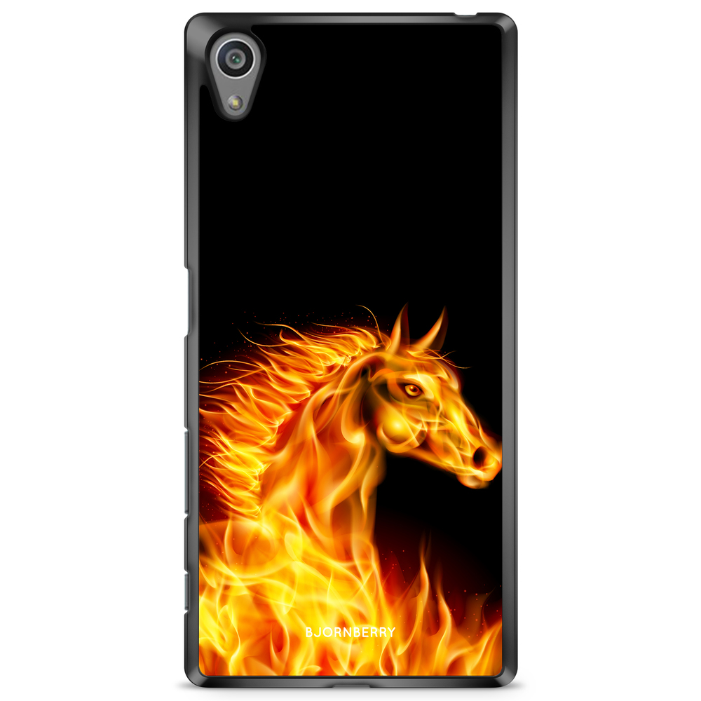 Sony Xperia Z5 Premium Case - Flames Horse