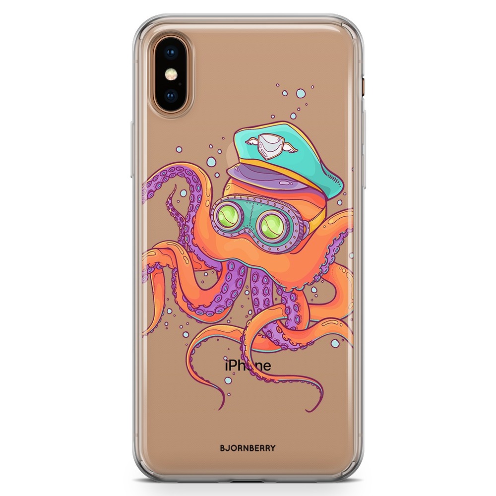 iPhone Xs Max Fashion Case - Captain Octopus