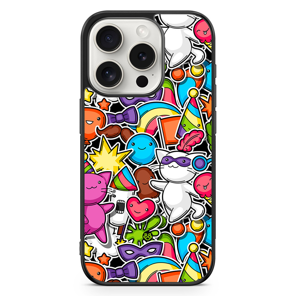 iPhone 15 Pro Case - Cute Sticker
