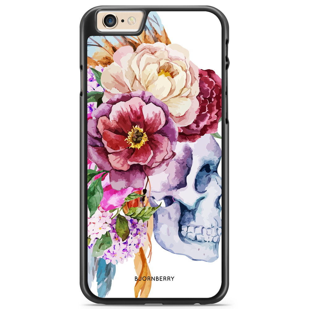 iPhone 6 Plus/6s Plus Case - Skull & Flowers