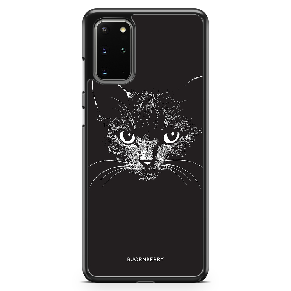Samsung Galaxy S20 Plus Case - Black/White Cat