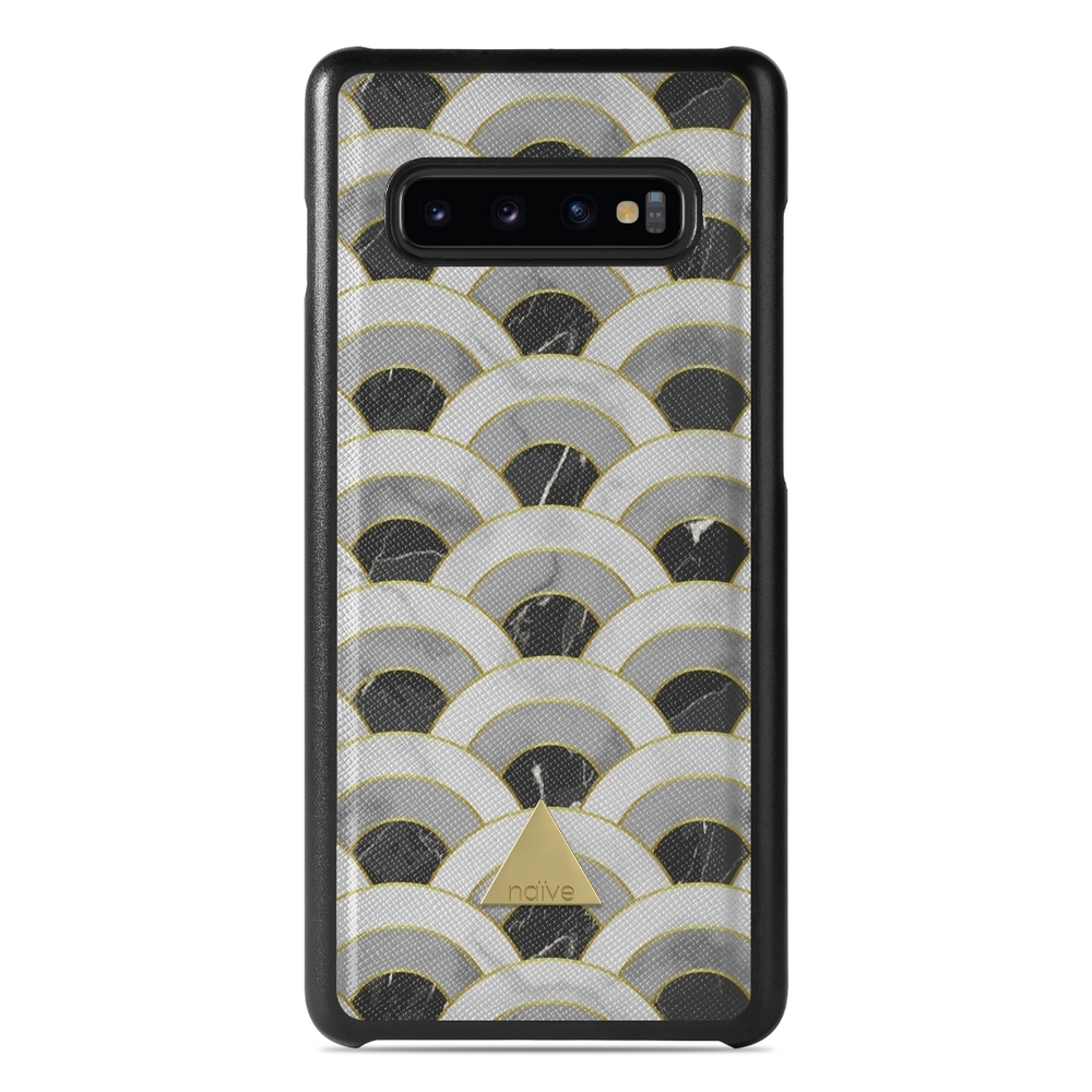Naive Samsung Galaxy S10 Case - Marble Wave