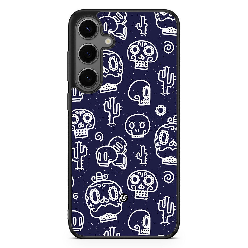 Samsung Galaxy S24 Plus Case - Oldschool Skulls