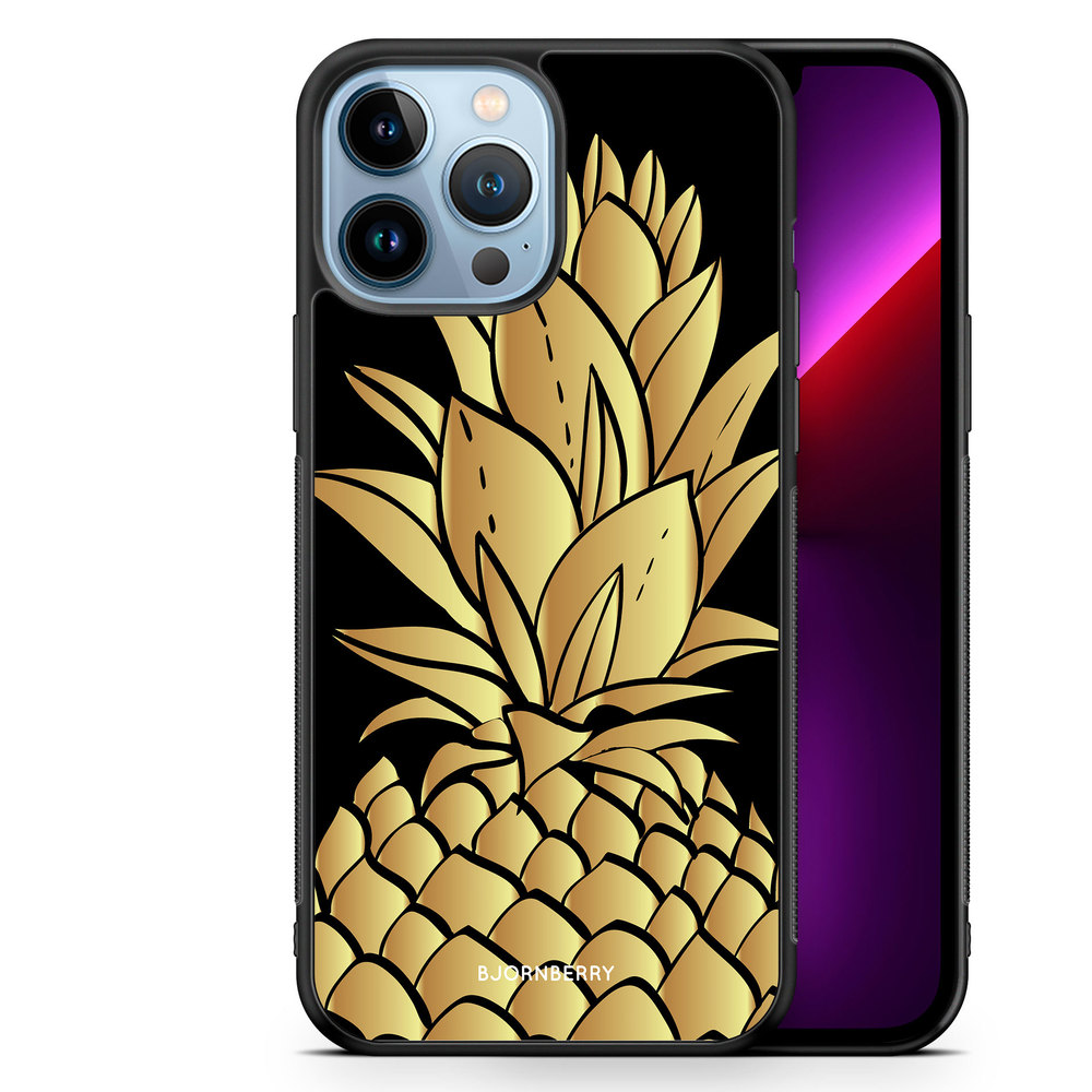 iPhone 13 Pro Max Case - Gold Pineapple