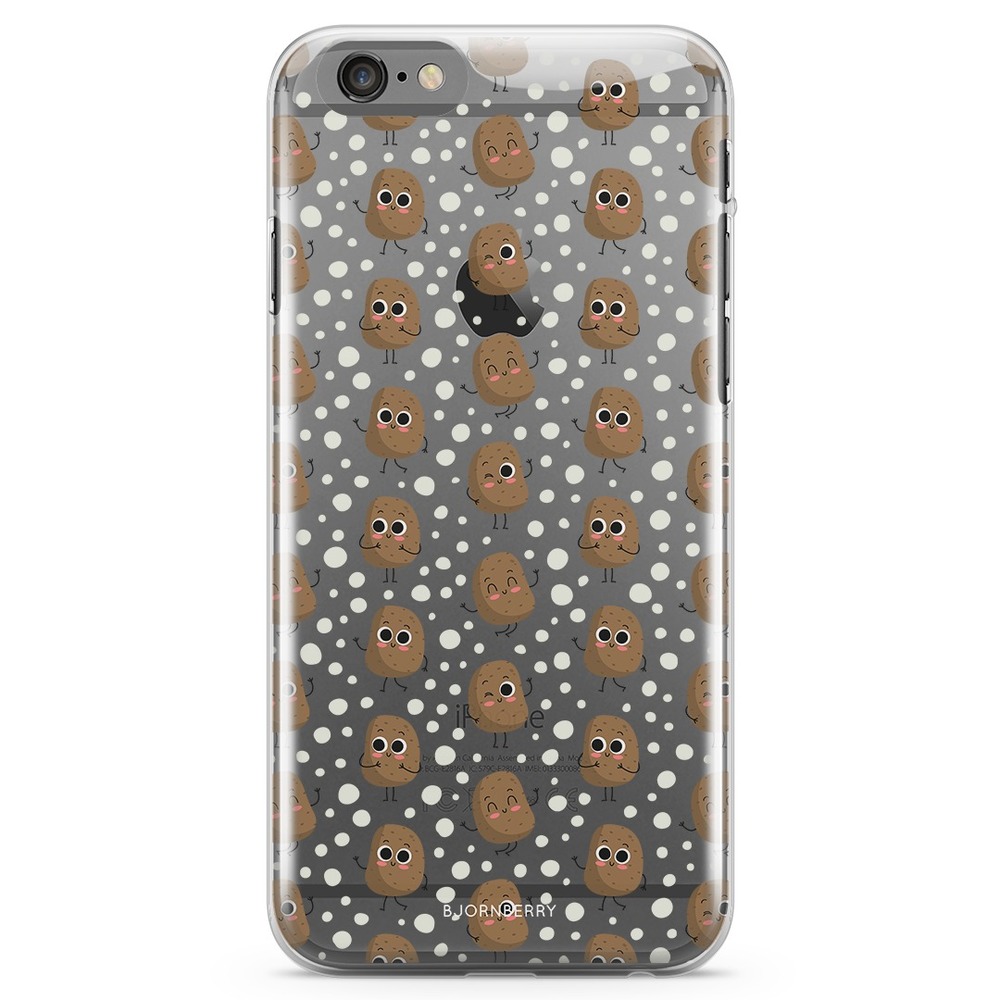iPhone 6/6s TPU Case - Cute Potatoes