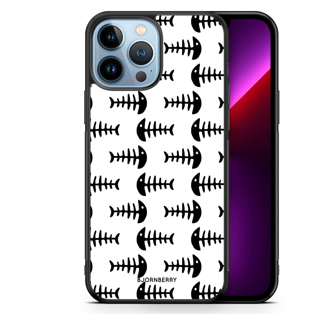 iPhone 13 Pro Max Case - Fish Skeleton