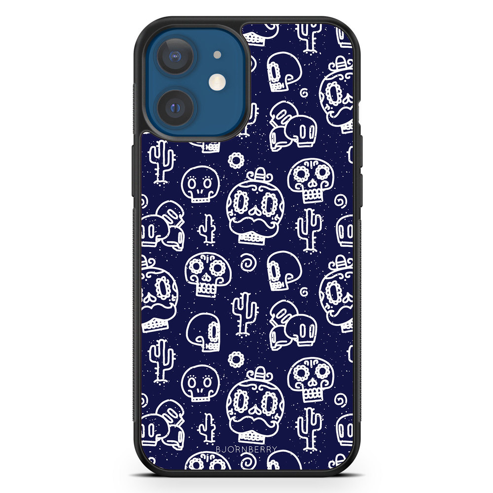 iPhone 12 Case - Oldschool Skulls