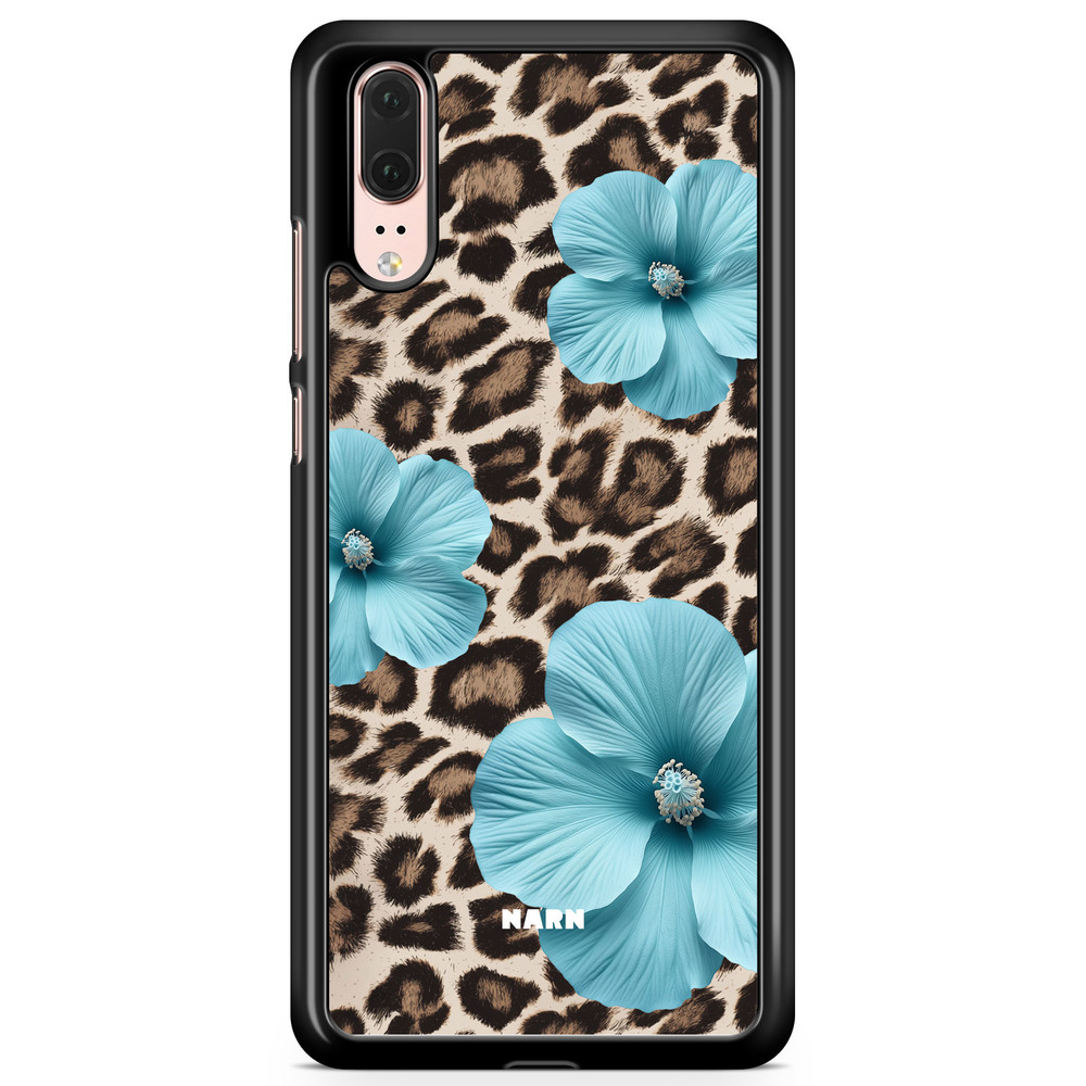 Huawei P20 Case - Hibiscus Era - Turquoise Leopard