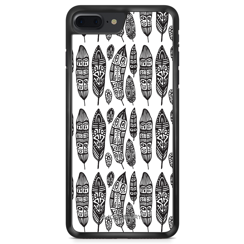 iPhone 8 Plus Case - Vintage Feathers