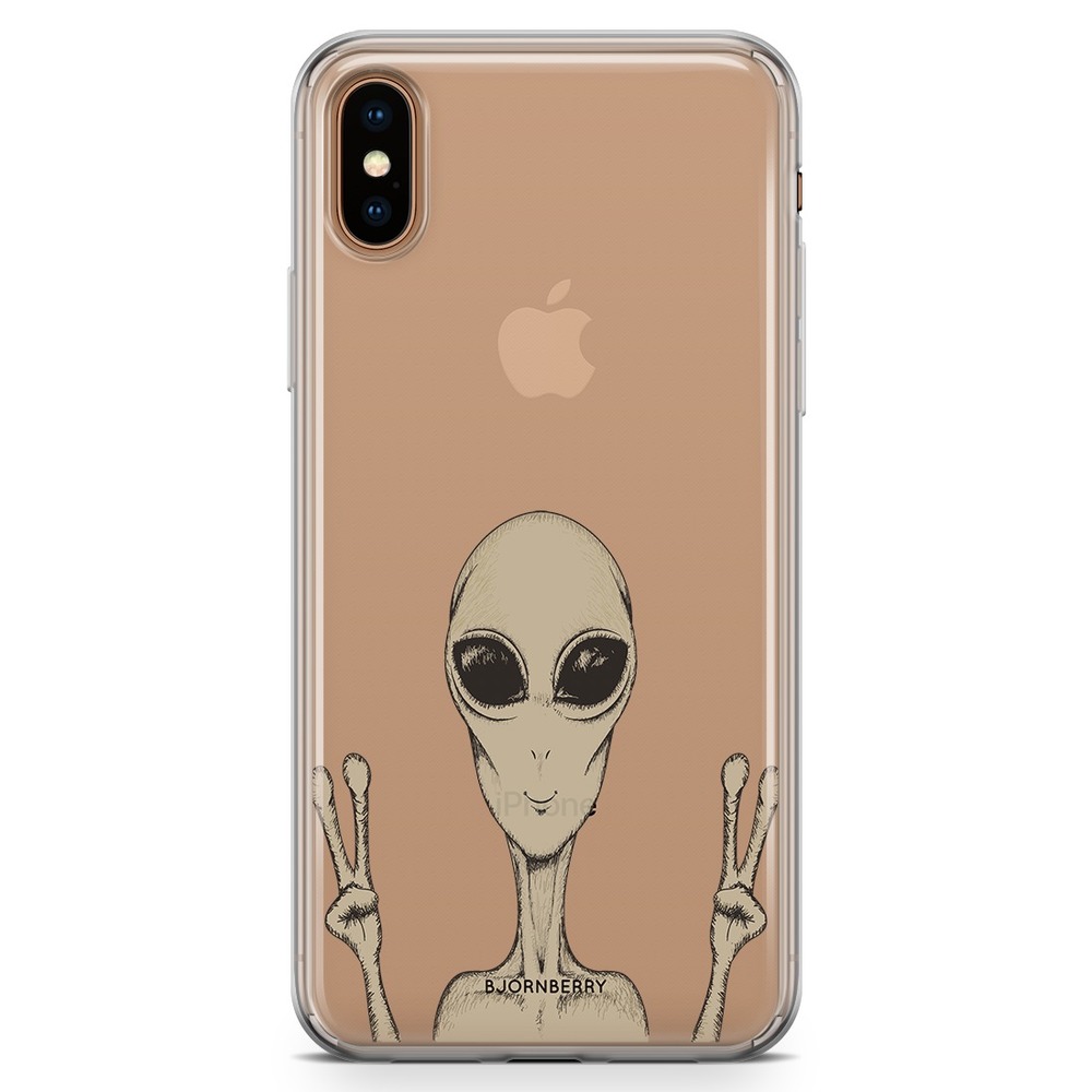 iPhone Xs Max Fashion Case - Peace Alien