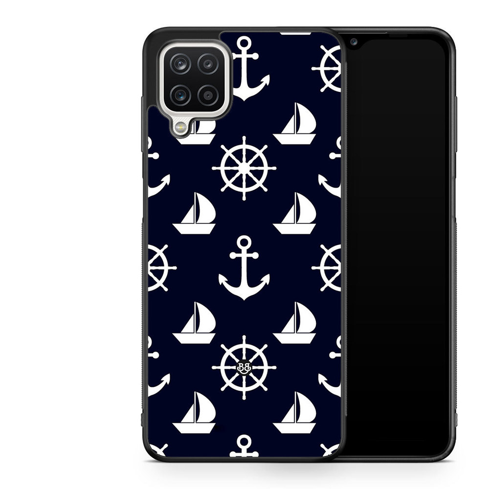 Samsung Galaxy A12 Case - Sailing pattern