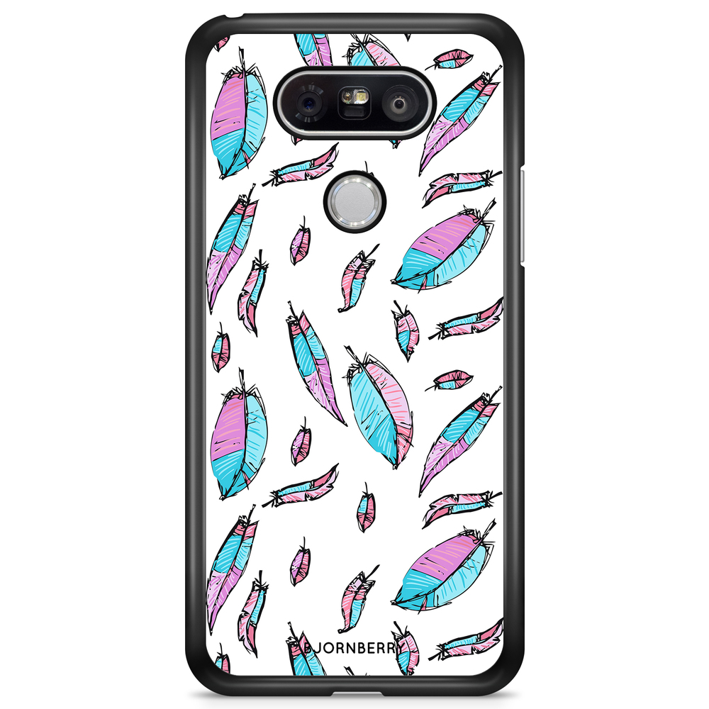 LG G5 Case - Pink/Blue Feathers