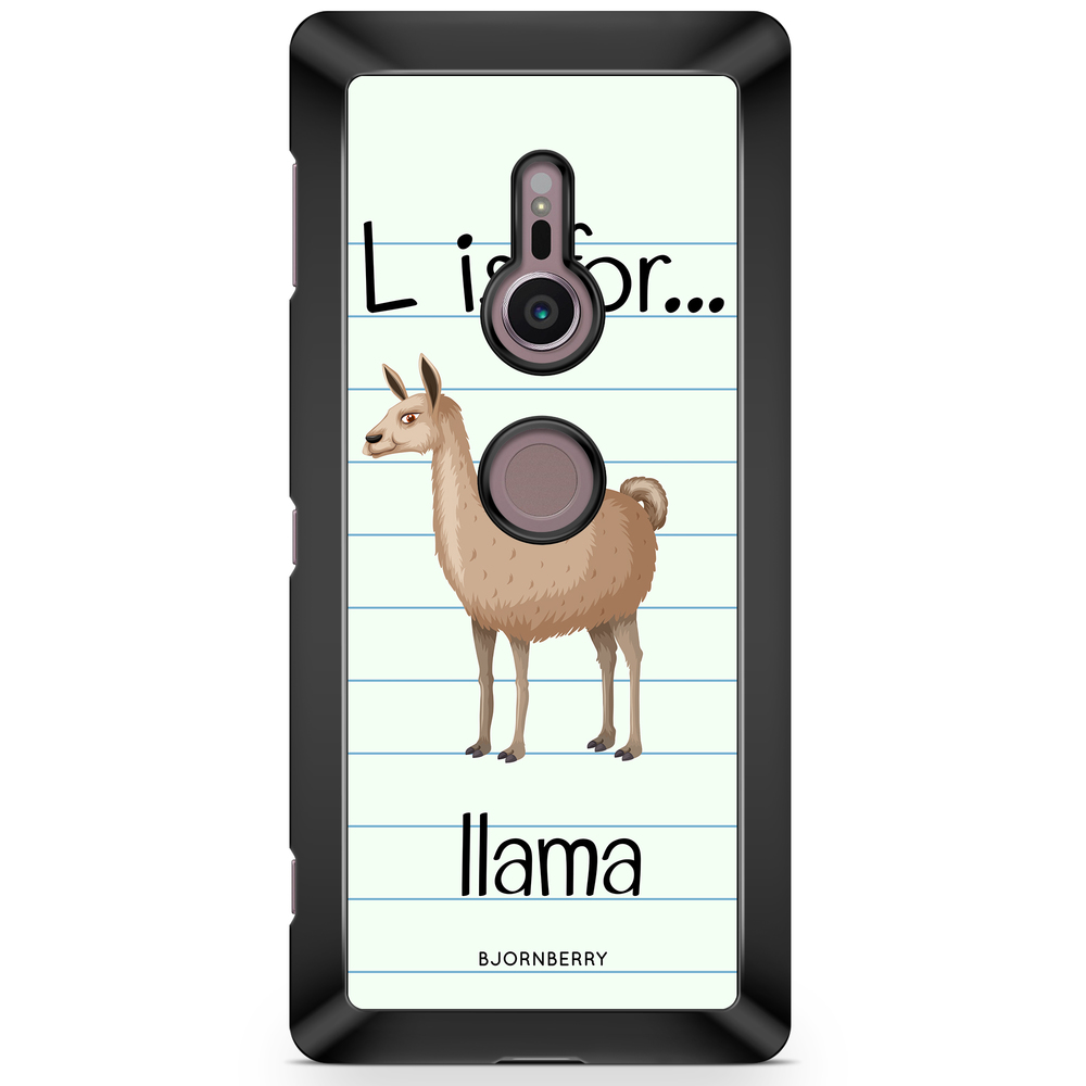 Sony Xperia XZ2 Case  - L Is For Llama