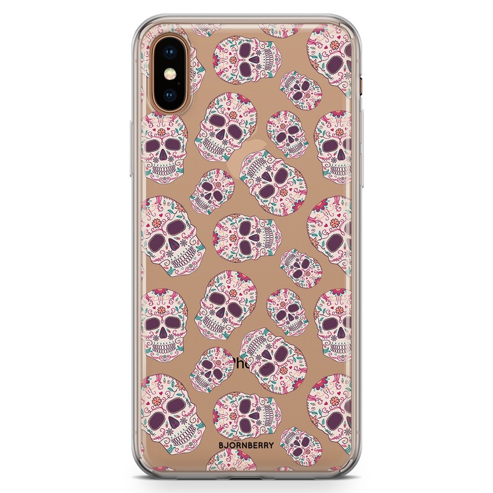 iPhone Xs Max Fashion Case - Calavera Skulls