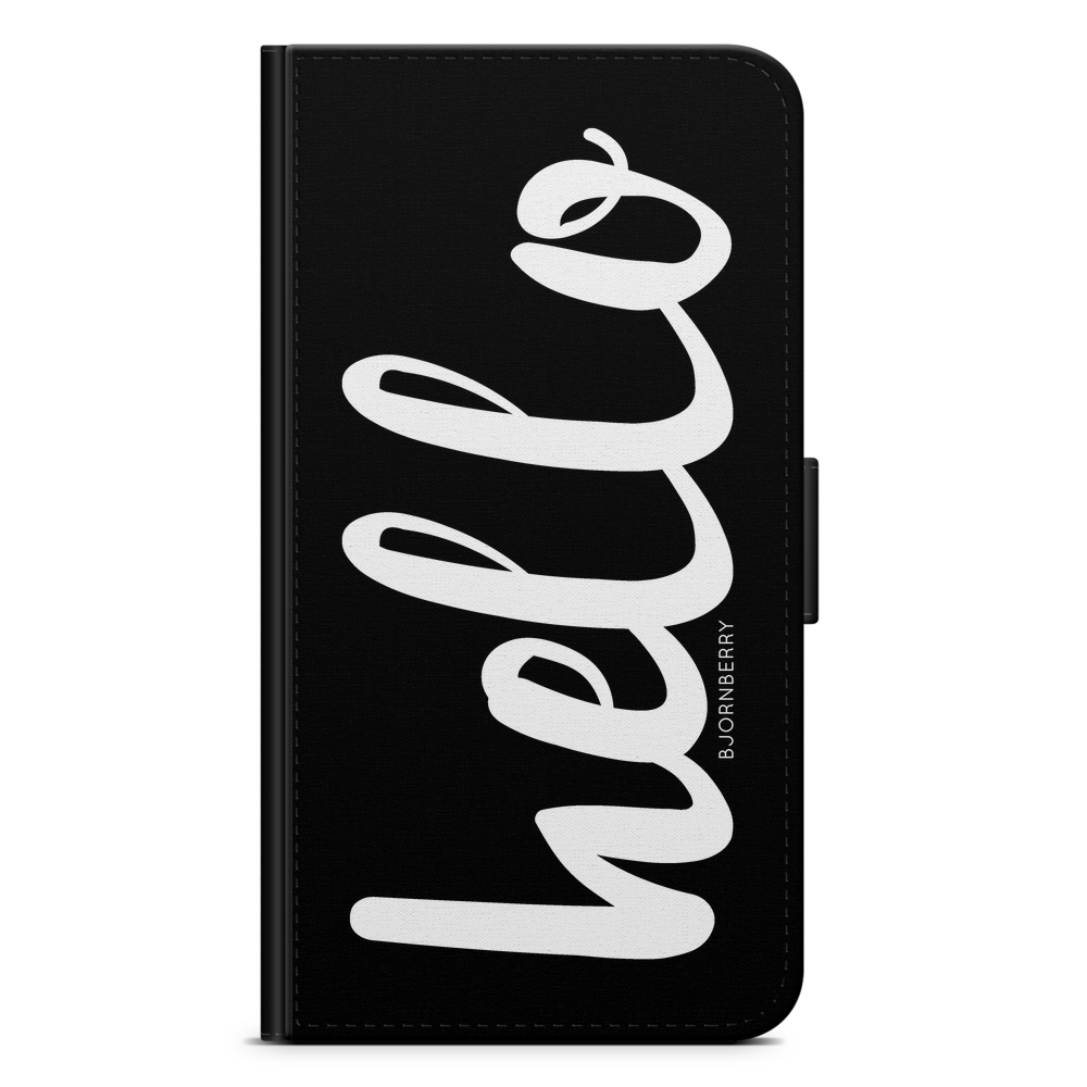 Samsung Galaxy S10 Plus Wallet Case - Hello White