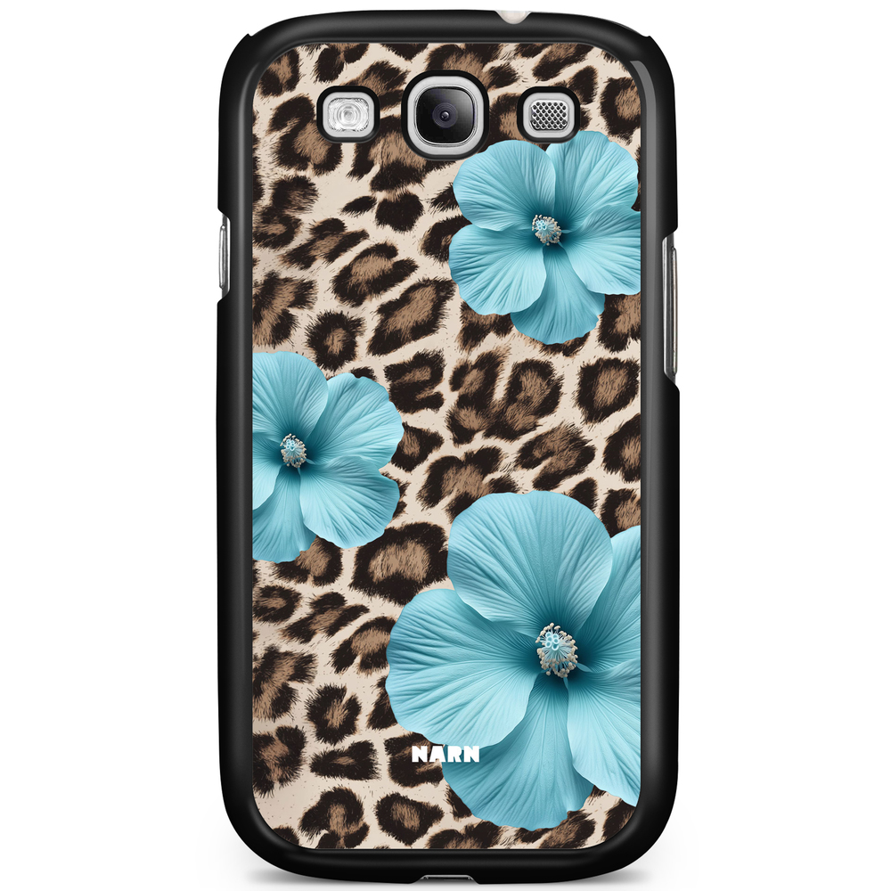 Samsung Galaxy S3 Mini Case - Hibiscus Era - Turquoise Leopard