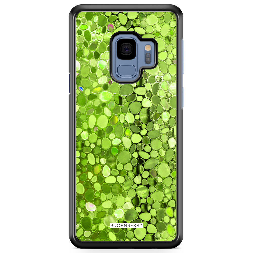 Samsung Galaxy S9 Case - Stained Glass Green