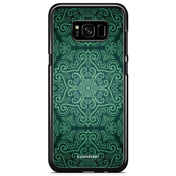 Samsung Galaxy S8 Case - Green Retro Pattern
