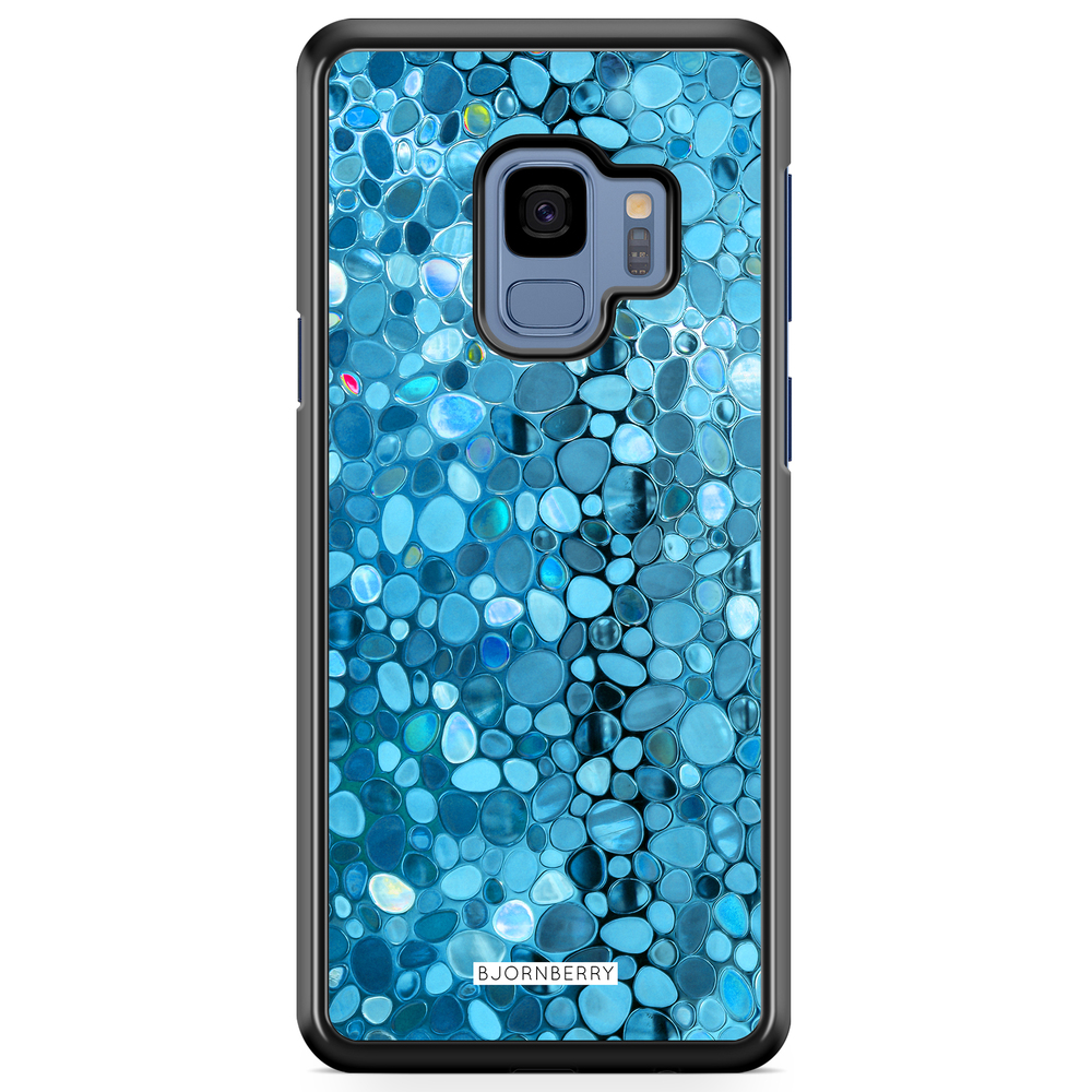 Samsung Galaxy S9 Case - Stained Glass Blue