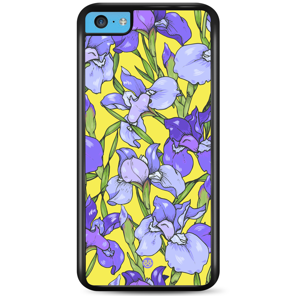 iPhone 5C Case - Iris Flowers