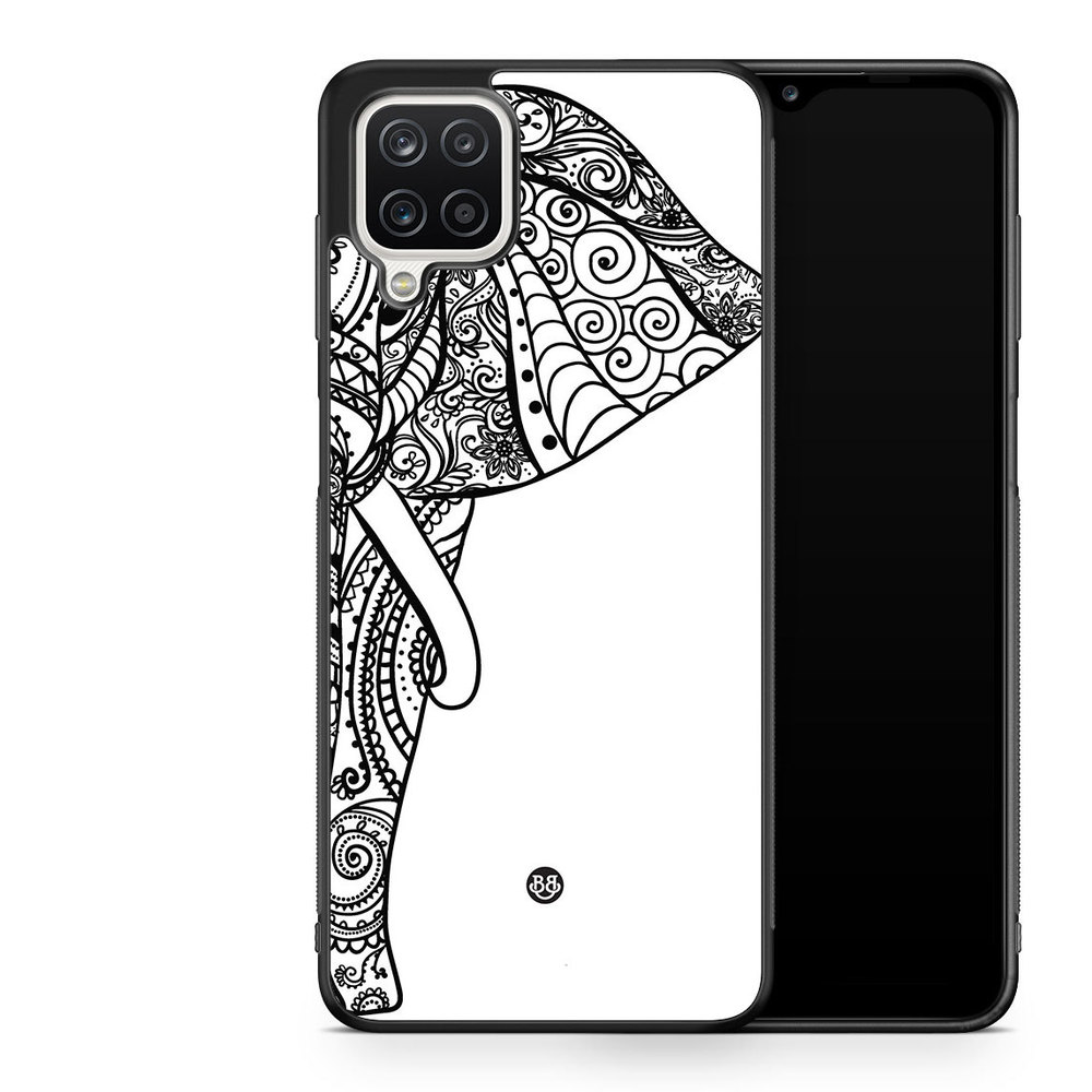 Samsung Galaxy A12 Case - Mandala Elephant