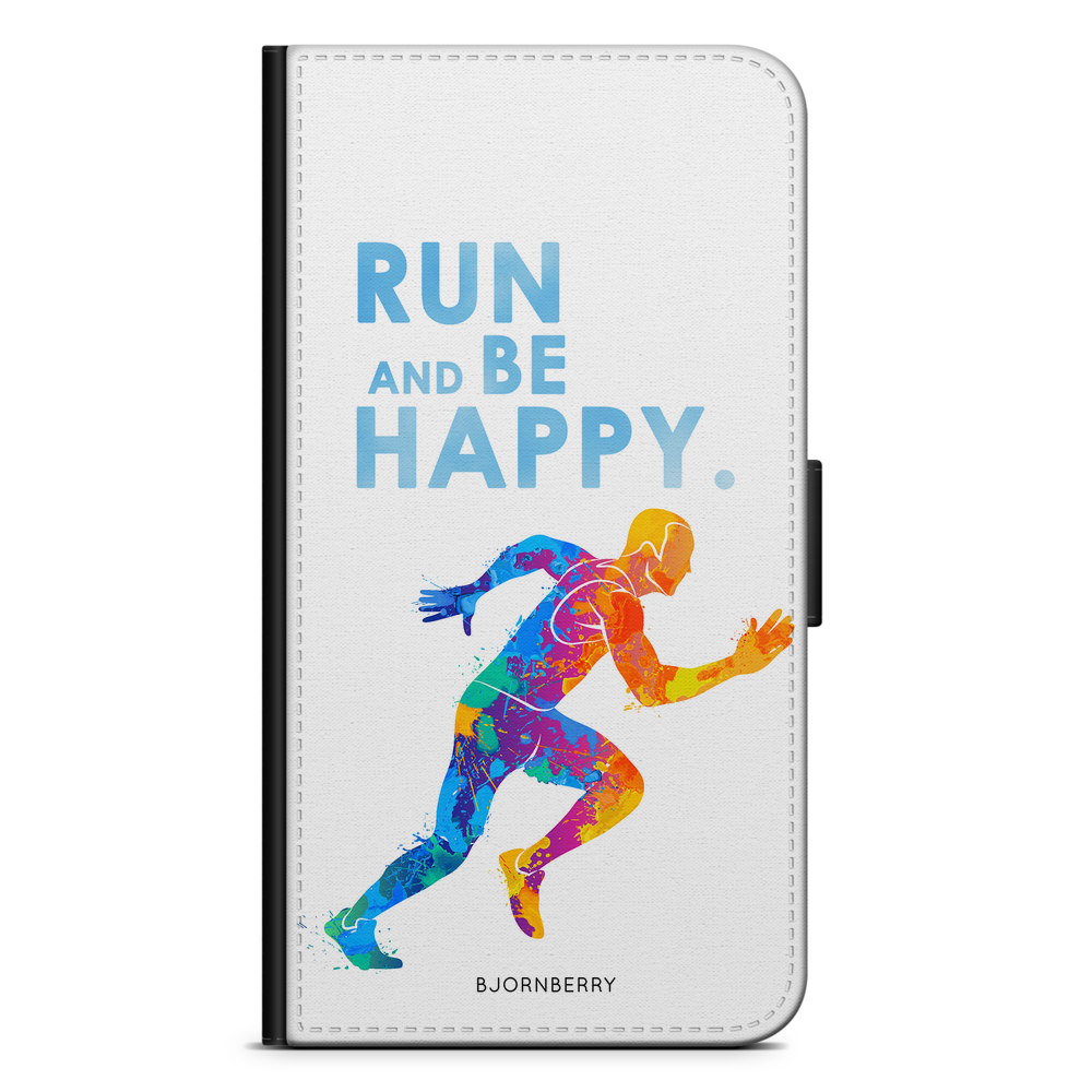 Xiaomi Redmi 5 Plus Plånboksfodral - Run and be happy