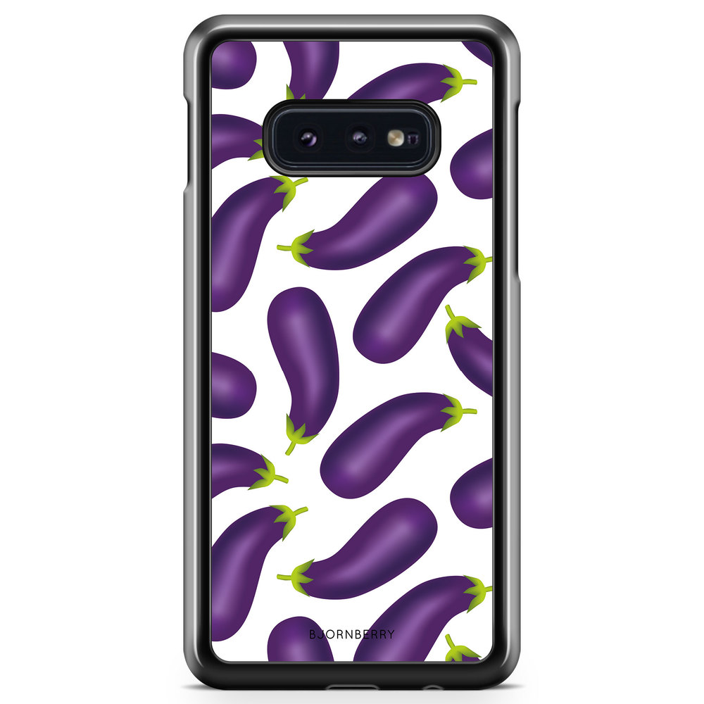 Samsung Galaxy S10e Case - Eggplant Pattern