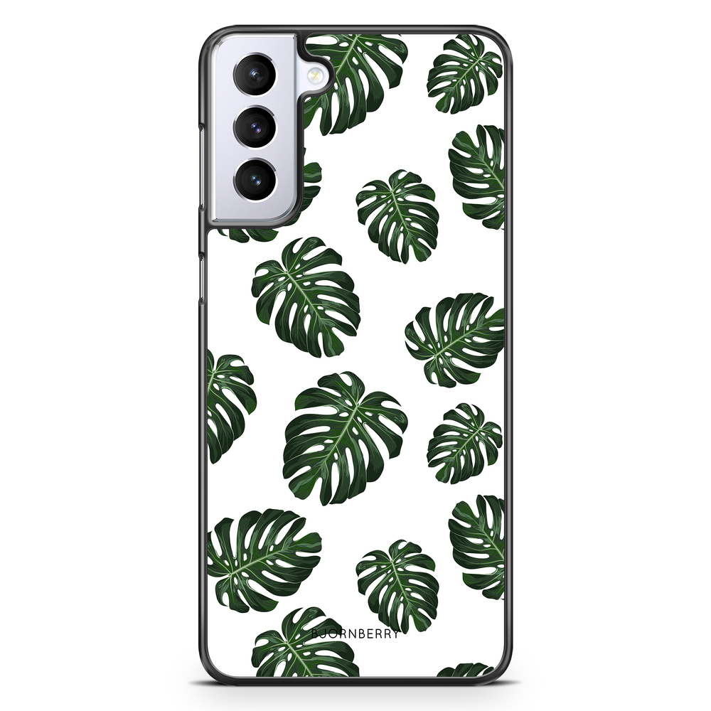 Samsung Galaxy S21 Plus Case - Monstera Pattern