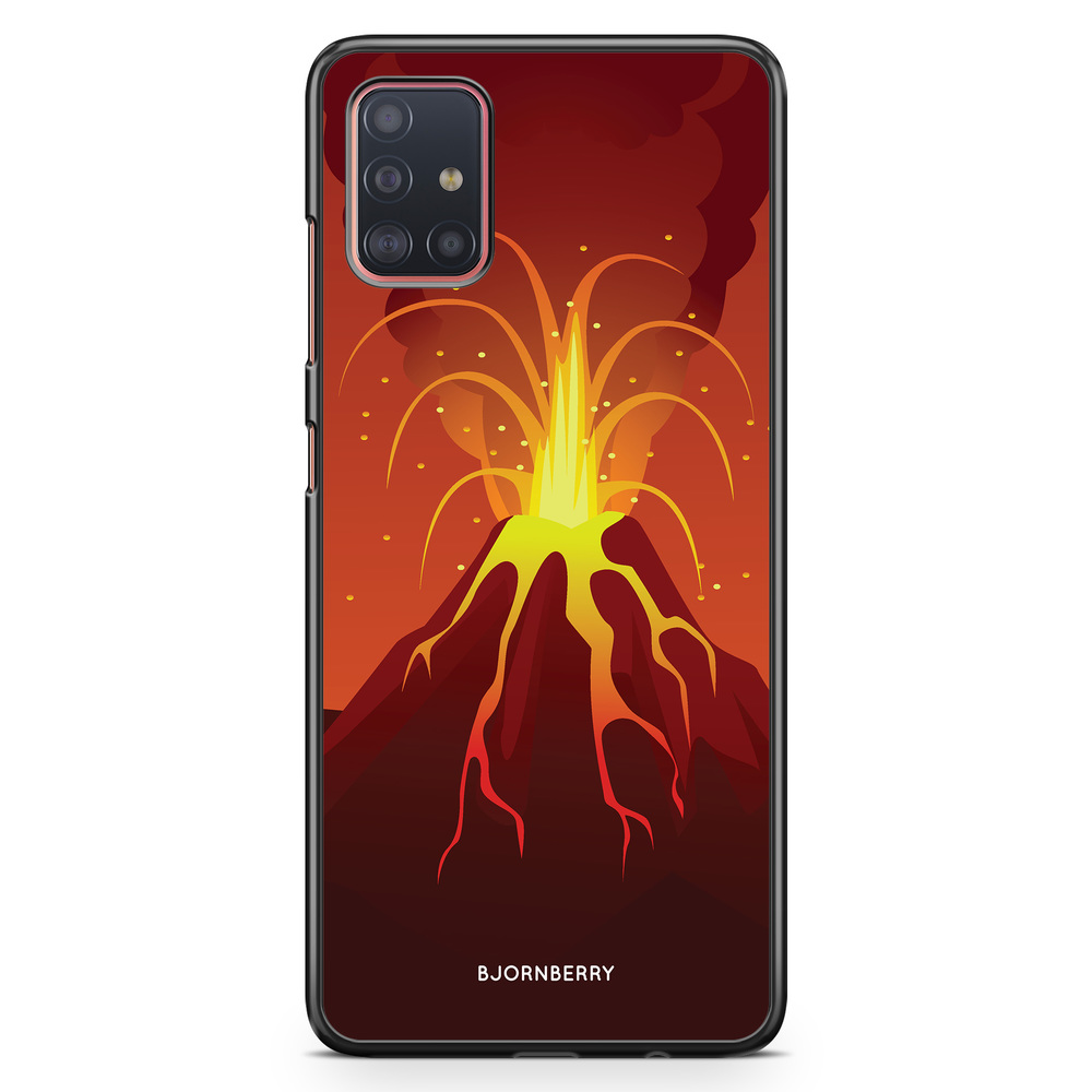 Samsung Galaxy A51 Case - Cartoon Vulcano