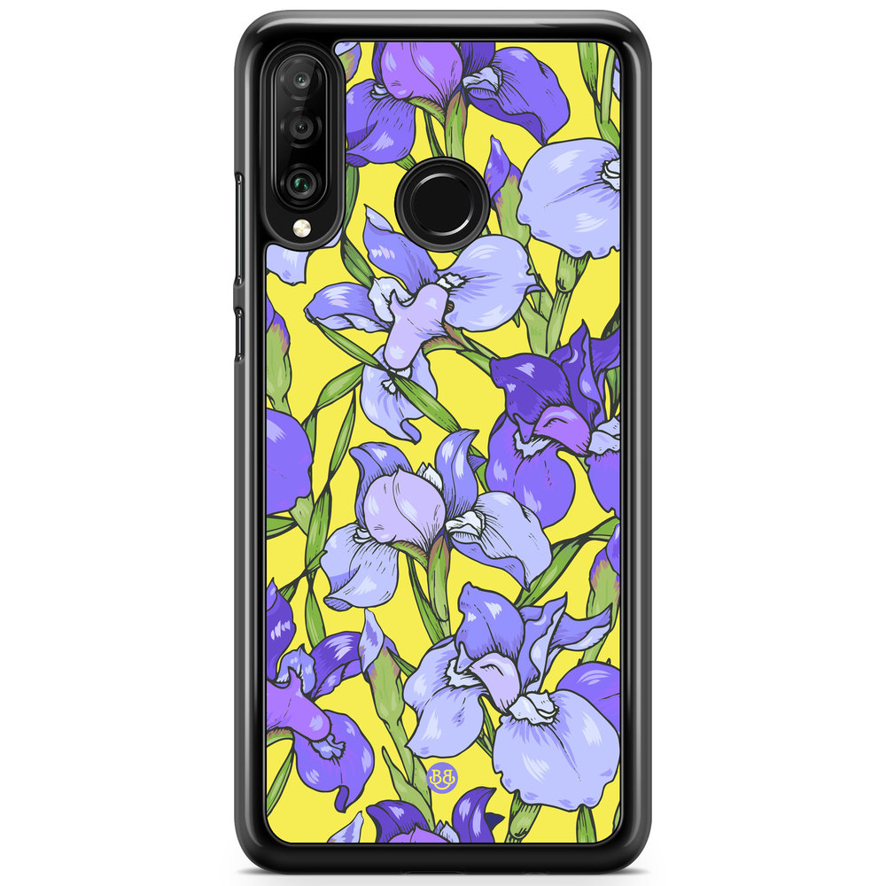 Huawei P30 Lite Case - Iris Flowers