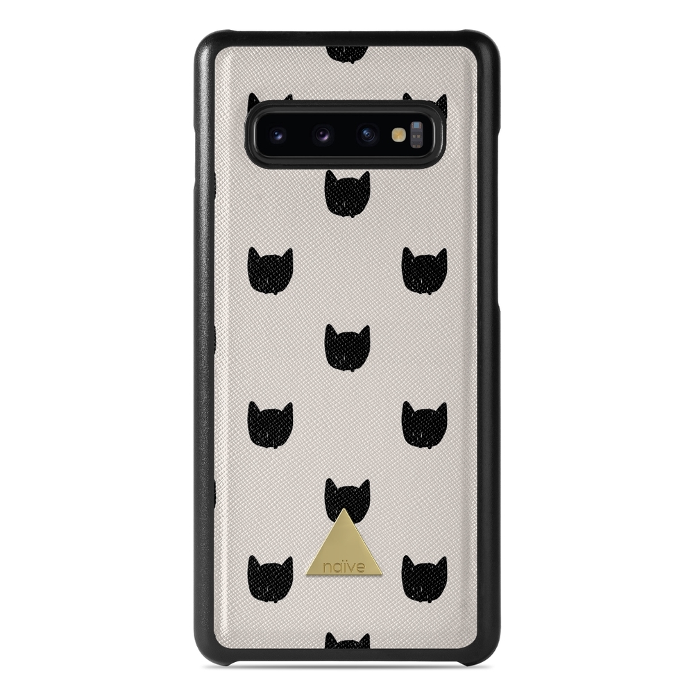 Naive Samsung Galaxy S10 Case - Cat Faces