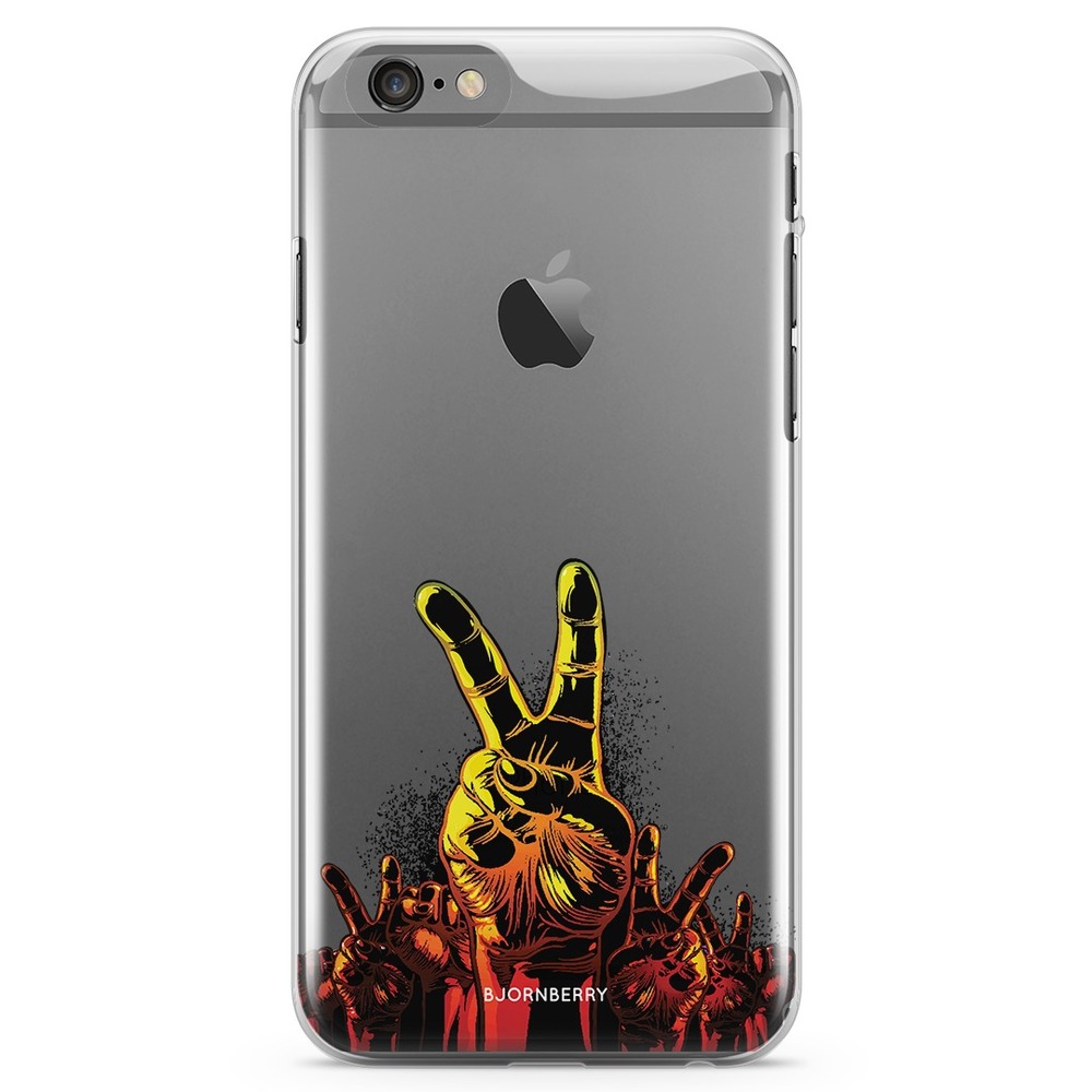 iPhone 6/6s TPU Case - Peace Hands