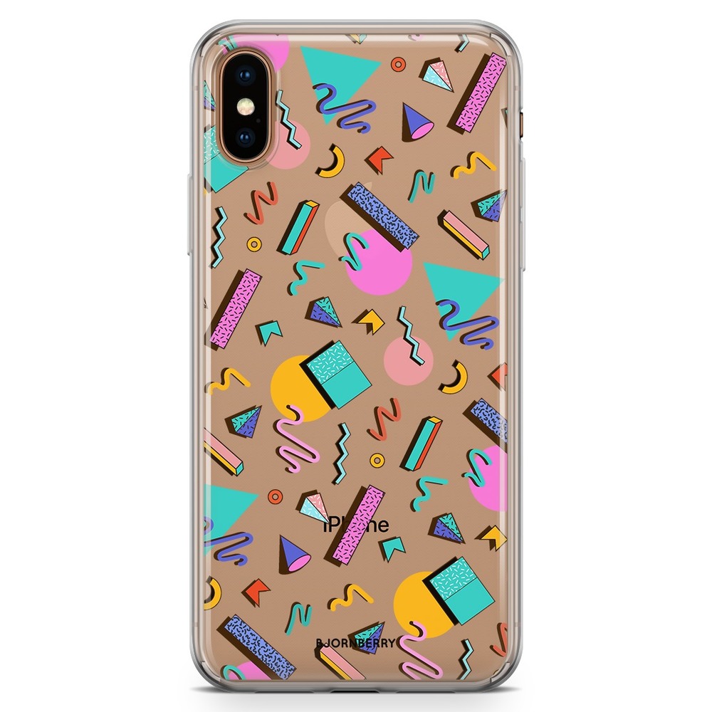 iPhone Xs Max Fashion Case - 80s Pattern