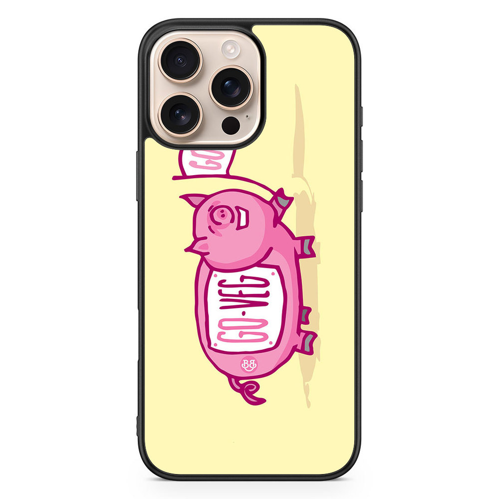 iPhone 16 Pro Max Case - Pink Pig