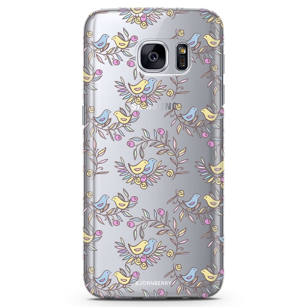 Samsung Galaxy S6 Edge TPU Case - Bird Pattern