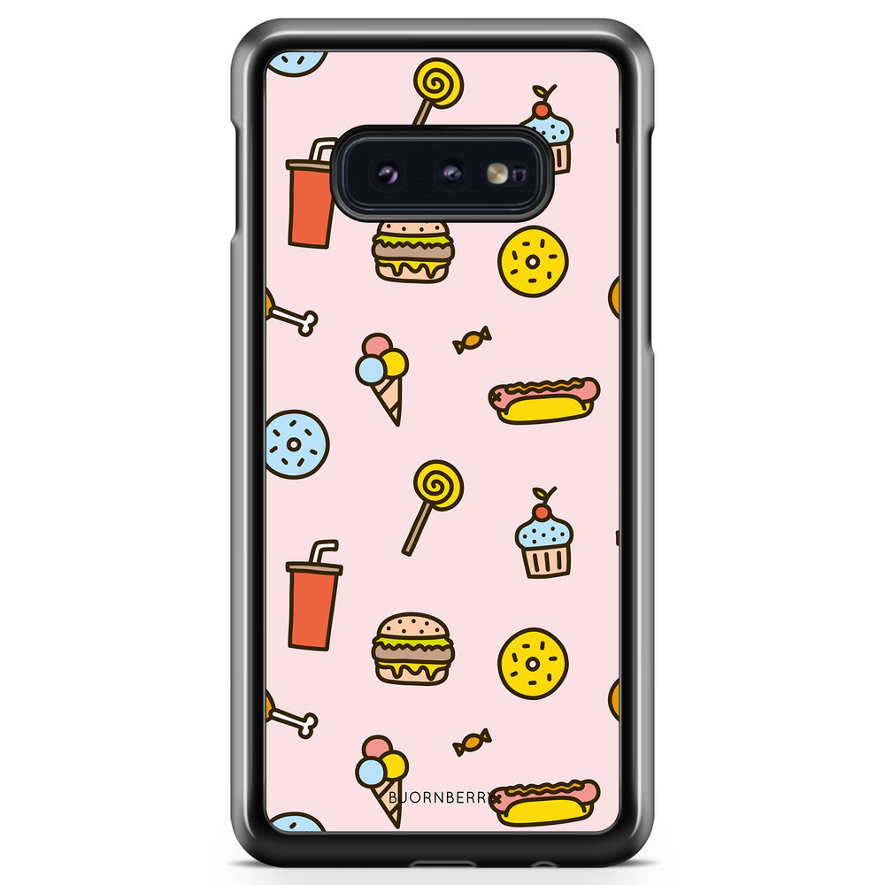 Samsung Galaxy S10e Case - Junk Food Pattern