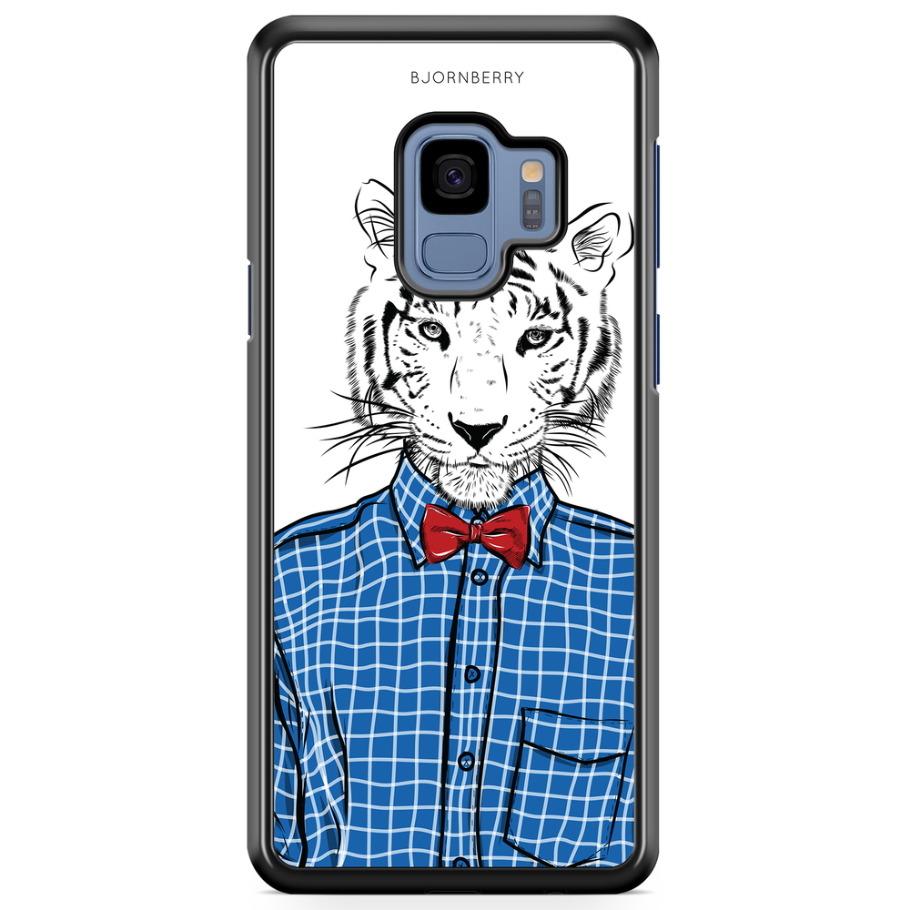 Samsung Galaxy S9 Case - Hipster Tiger