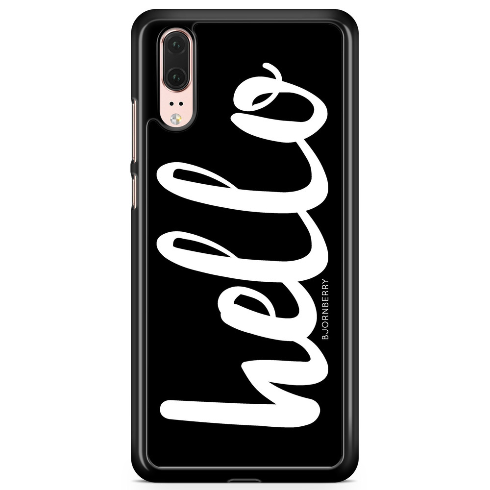 Huawei P20 Case - Hello White