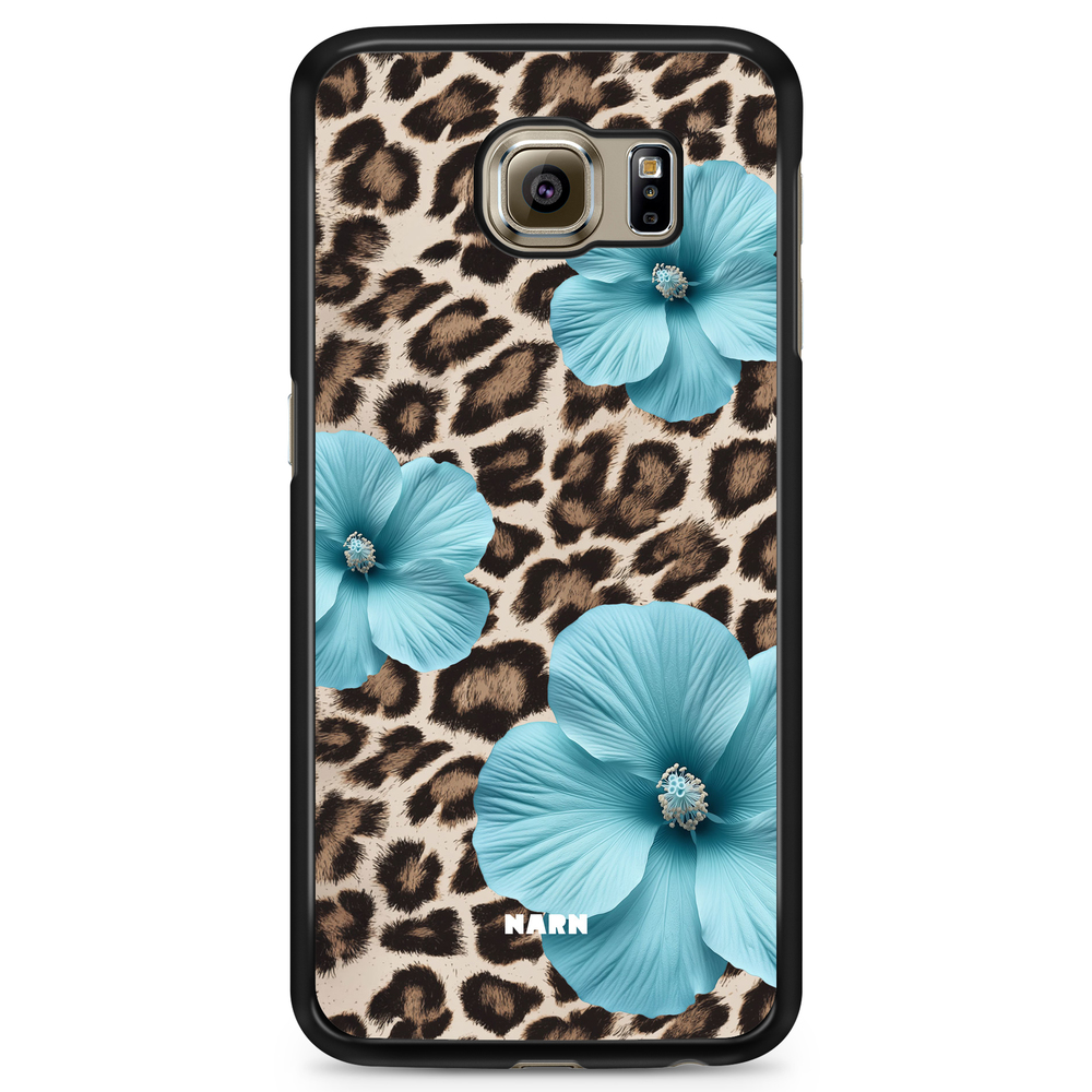 Samsung Galaxy S6 Edge+ Skal - Turquoise Leopard